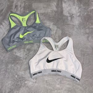 2 nike sports bras